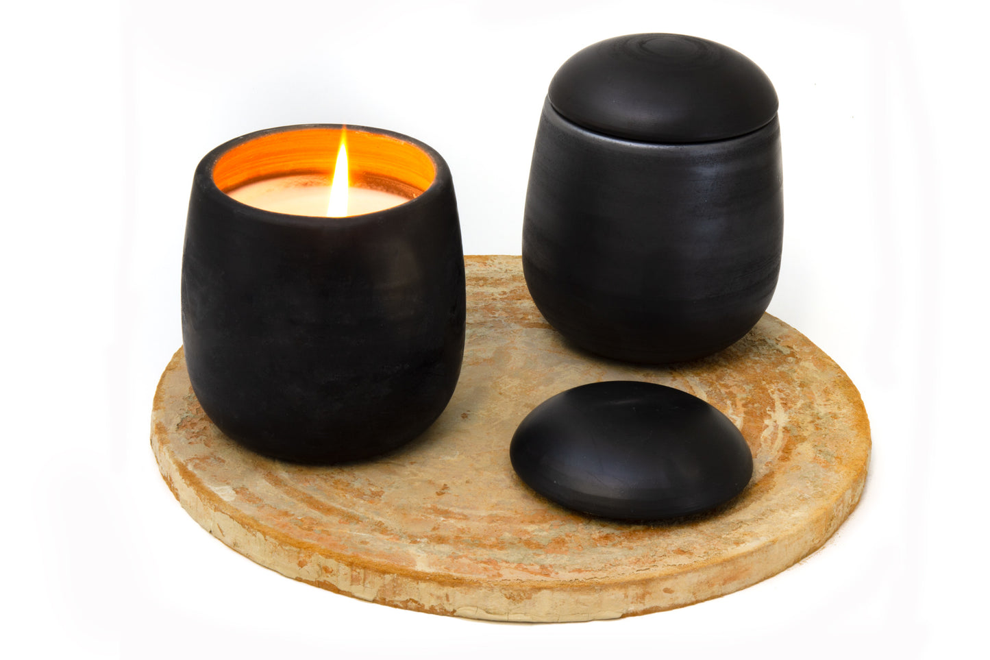 Vela Aromática em Barro Negro de Molelos - Semente